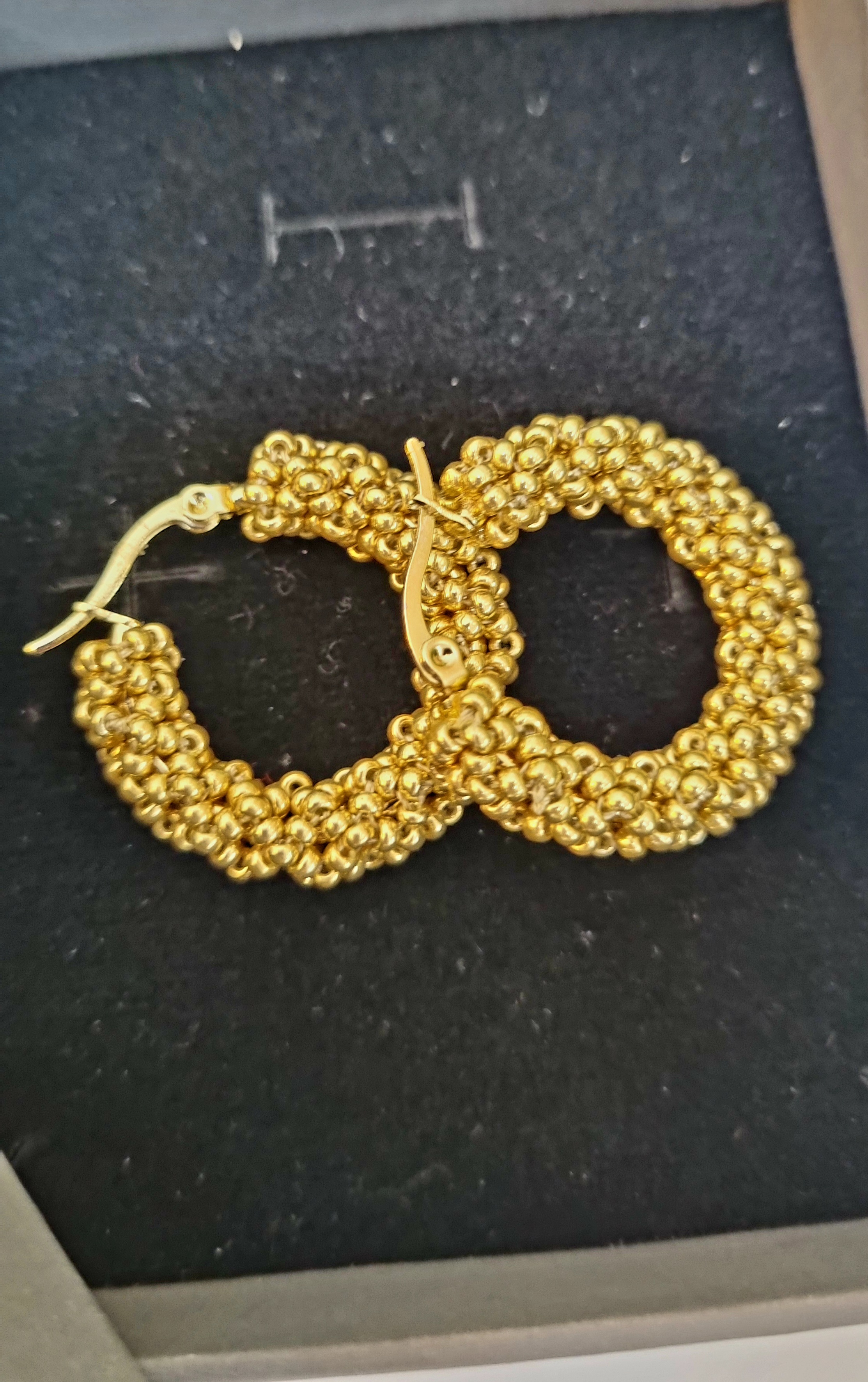 گوشواره منجوقبافی با منجوق گرد میوکی( رنگبندی)